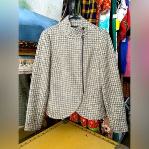 The Limited Women’s Tweed Zip-Up Moto Jacket - Size XS